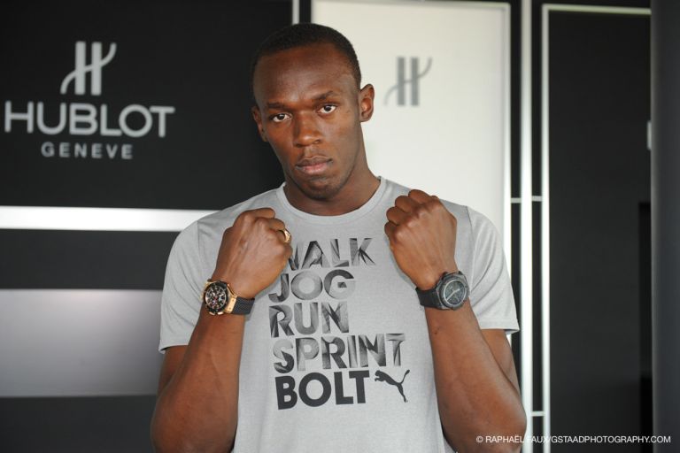 Usain Bolt mit Hublot
